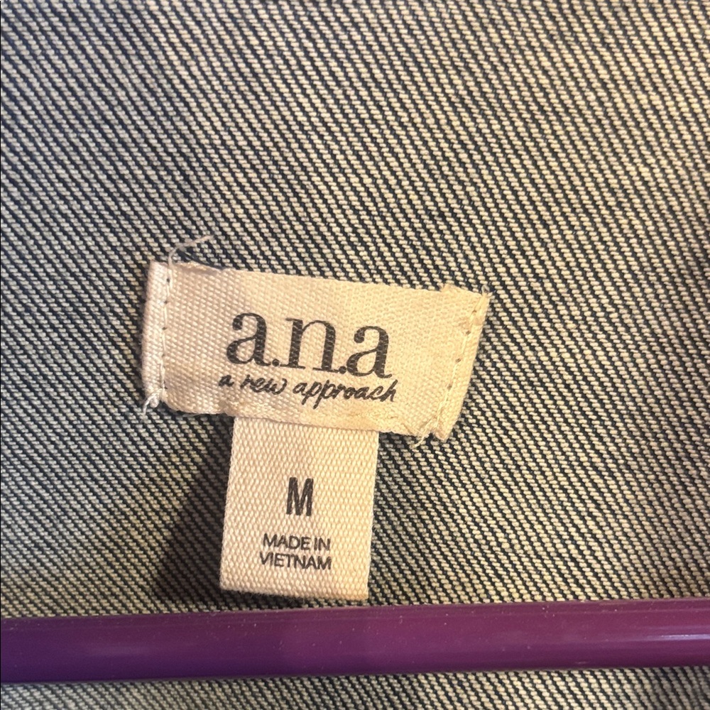 Ana Dark Blue Jean Jacket - Picture 2 of 3